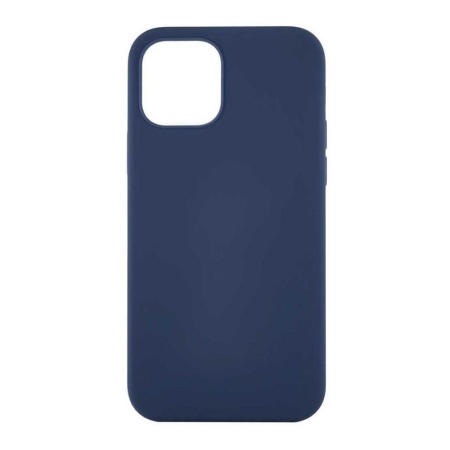 Чехол Ubear Touch Case для iPhone 12/12 Pro, софт-тач силикон. Цвет: синий