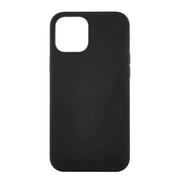 Чехол Ubear Touch Case для iPhone 12/12 Pro, софт-тач силикон. Цвет: чёрный