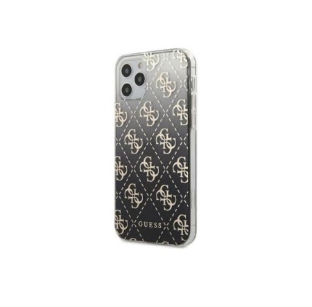 Чехол Guess для iPhone 12/12 Pro. Цвет: градиент чёрный