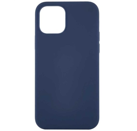 Чехол Ubear Touch Case для iPhone 12 mini, силиконовый, софт-тач. Цвет: тёмно-синий