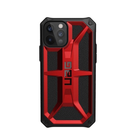 Чехол UAG Monarch для iPhone 12 Pro Max. Цвет: малиновый