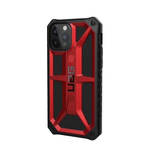 Чехол UAG Monarch для iPhone 12 Pro Max. Цвет: малиновый