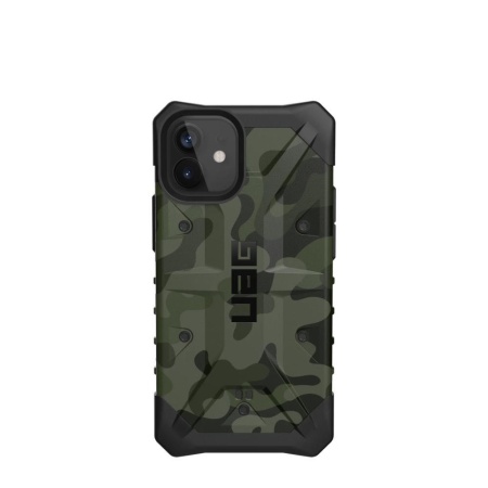 Чехол UAG Pathfinder SE для iPhone 12 Mini. Цвет: "Лесной камуфляж"