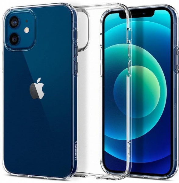 Чехол Spigen Liquid Crystal для iPhone 12/12 Pro. Прозрачный