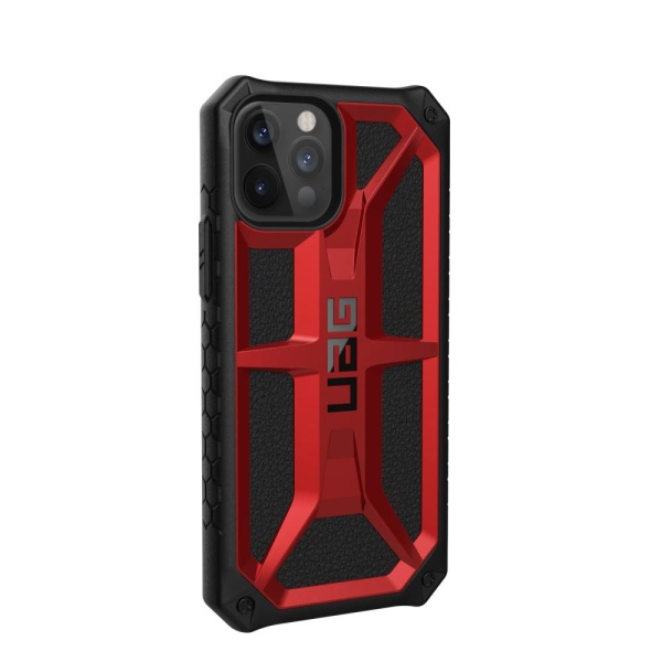 Чехол UAG Monarch для iPhone 12/12 Pro. Цвет: малиновый