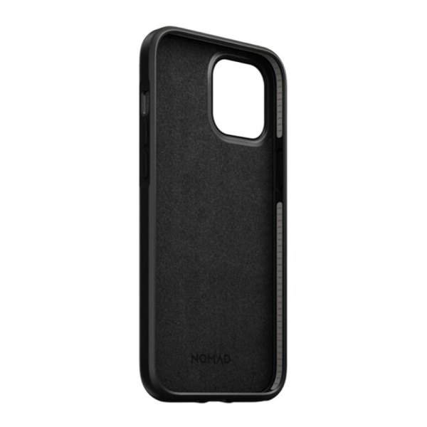 Чехол Nomad Rugged Case для iPhone 12 Pro Max, кожа натуральная. Цвет: чёрный