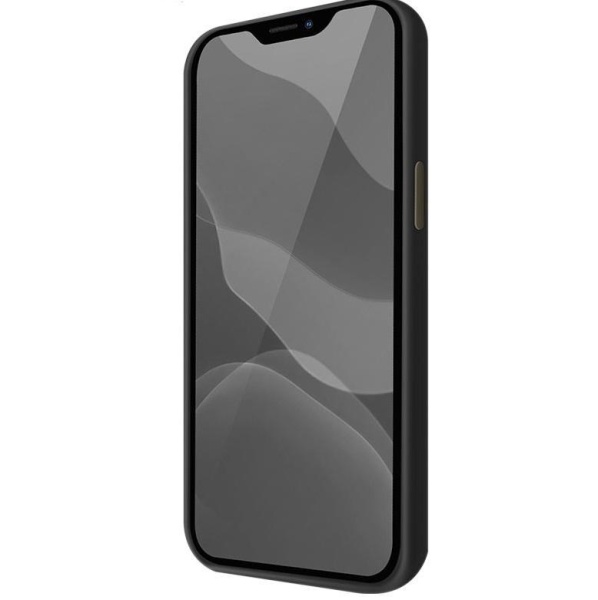 Чехол Uniq LINO для iPhone 12 Pro Max антимикробный. Цвет: чёрный