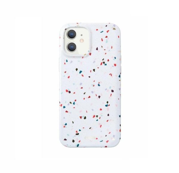 Чехол Uniq COEHL для iPhone 12 mini. Цвет: Terrazzo White