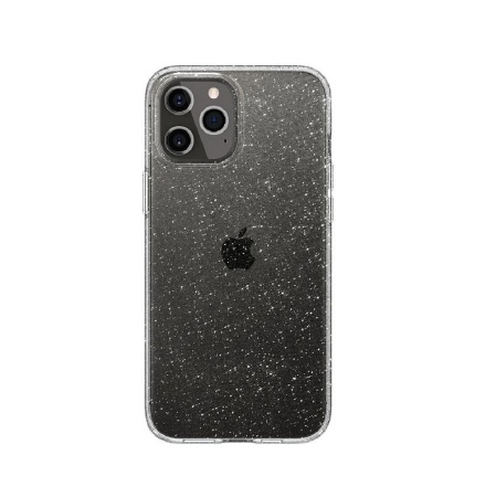 Чехол Spigen Liquid Crystal Glitter для iPhone 12 Pro Max. Прозрачный