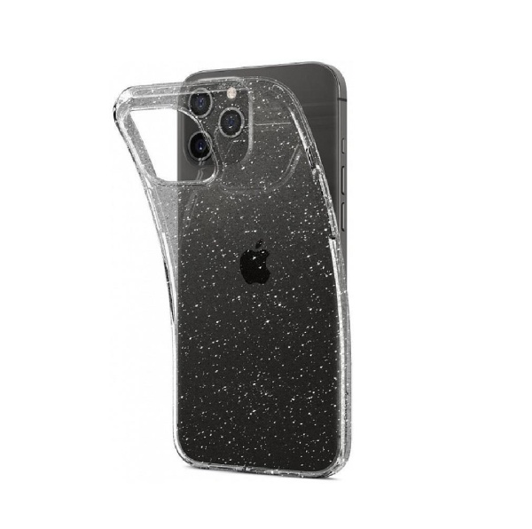 Чехол Spigen Liquid Crystal Glitter для iPhone 12 Pro Max. Прозрачный