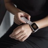 Ремешок из стали Uniq Dante Strap Mesh для Apple Watch 42мм/44мм. Цвет: серебристый