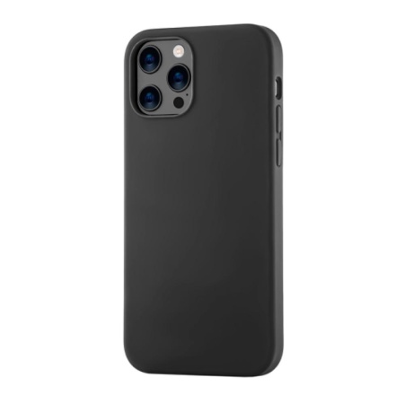 Чехол Ubear Mag Safe для iPhone 12 Pro Max, силиконовый. Цвет: чёрный