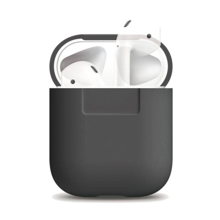 Чехол Elago для AirPods wireless, силикон, Dark Grey