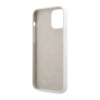 Чехол Guess для iPhone 12 Pro Max Liquid Silicone Gold Metal Logo. Цвет: белый