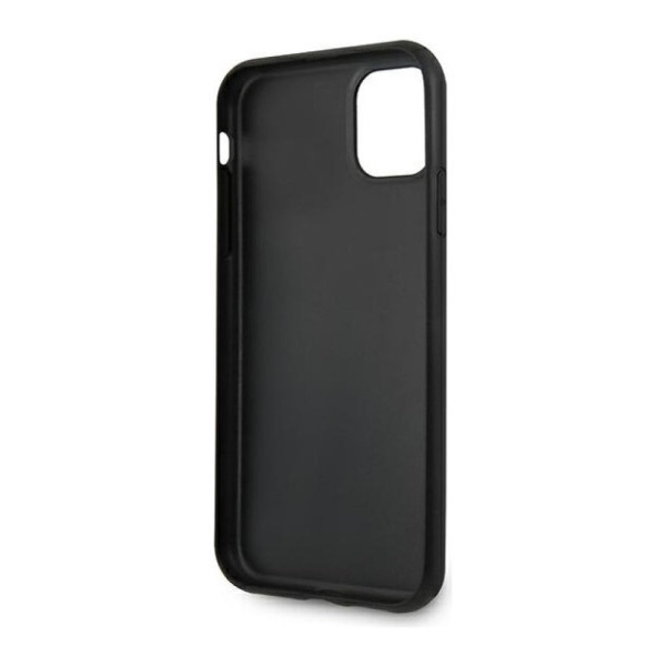 Чехол Lagerfeld для iPhone 11 PU Leather Karl's Head. Цвет: чёрный