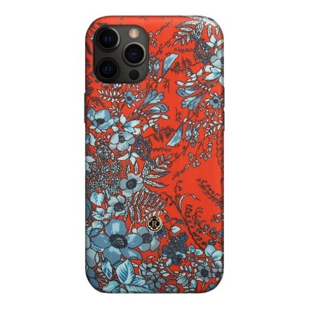 Чехол Revested Milano Vibrant silk для iPhone 12 Pro Max. Цвет: красный