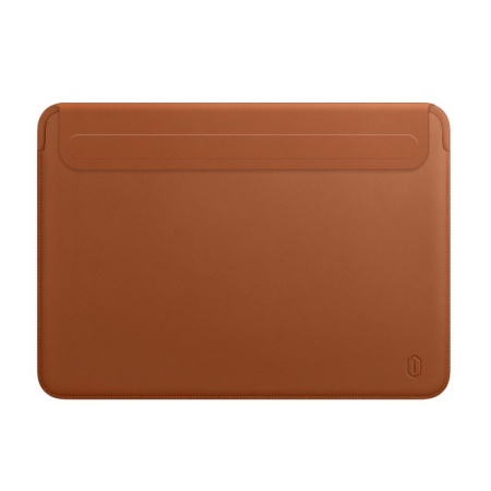 Чехол кожаный WIWU Skin New Pro 2 для MacBook Air/Pro 13". Цвет: коричневый