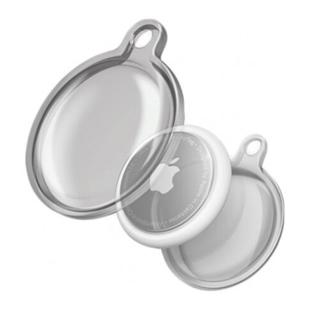 Чехол Uniq Glase для AirTag, 4шт. Прозрачный