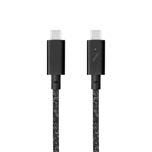 Кабель Native Union USB-C — USB-C, 100W, 2.4м. Цвет: "Серый космос"