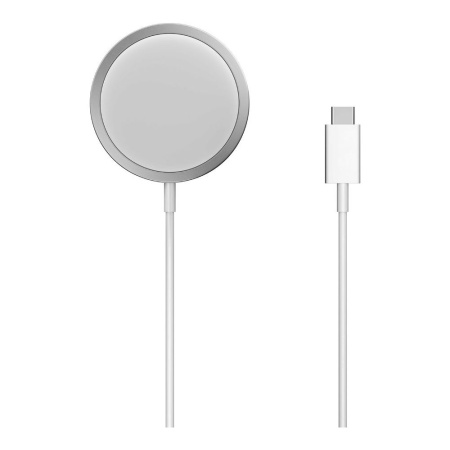 Беспроводное зарядное устройство uBear Wave MagSafe, Qi, 10W. Цвет: серебристый