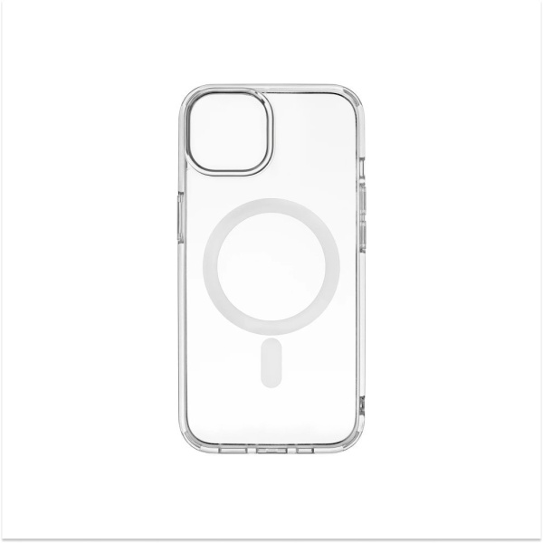 Чехол Ubear Real Mag Case для iPhone 13 mini, усиленный, текстурированный. Прозрачный