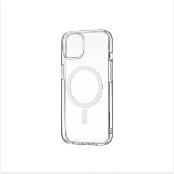 Чехол Ubear Real Mag Case для iPhone 13 mini, усиленный, текстурированный. Прозрачный