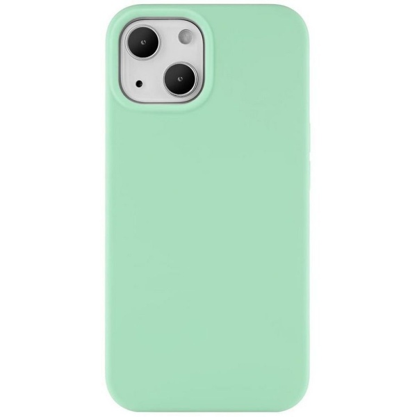 Чехол Ubear Touch Mag Case для iPhone 13, софт-тач силикон. Цвет: светло-зелёный