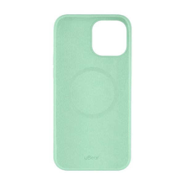 Чехол Ubear Touch Mag Case для iPhone 13 Pro Max, софт-тач силикон. Цвет: светло-зелёный