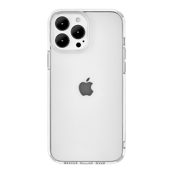 Чехол Ubear Real Case для iPhone 13 Pro Max, усиленный, текстурированный. Прозрачный