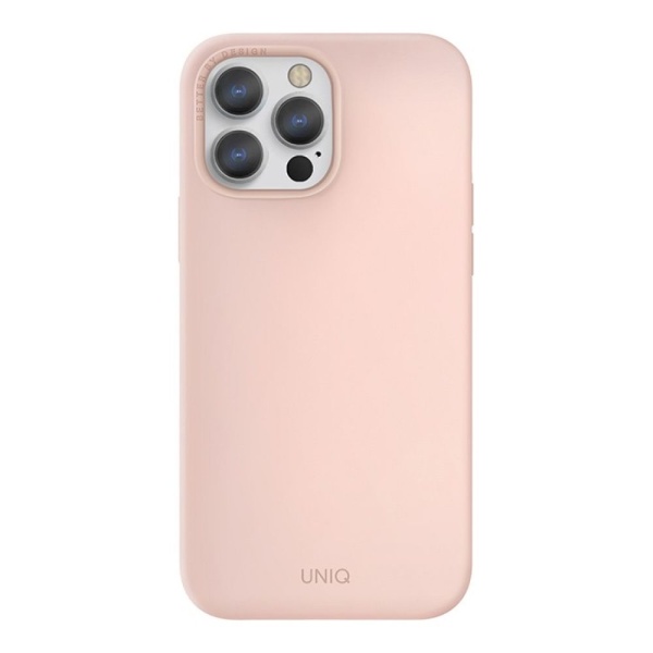 Чехол Uniq для iPhone 13 Pro Max LINO. Цвет: розовый