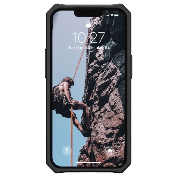 Чехол UAG Monarch Series для iPhone 13 Pro Max. Цвет: чёрный карбон