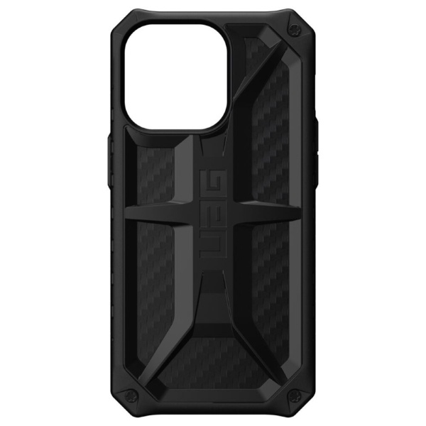 Чехол UAG Monarch Series для iPhone 13 Pro Max. Цвет: чёрный карбон