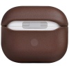 Чехол UNIQ Terra для AirPods 3, кожа с ремешком на запястье. Цвет: коричневый
