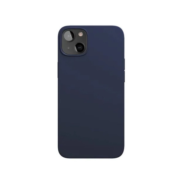 Чехол защитный vlp silicone case для iPhone 13. Цвет: тёмно-синий