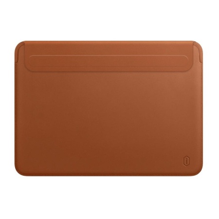 Чехол кожаный WIWU Skin New Pro 2 Leather Sleeve Skin Pro II для MacBook Pro 16". Цвет: коричневый