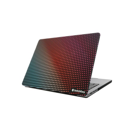 Накладка SwitchEasy Case Dots for 2021 MacBook Pro 14". Дизайн: Rainbow.