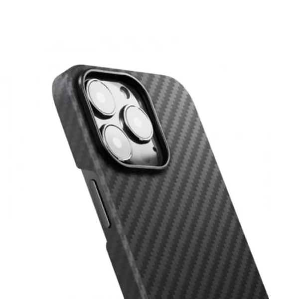 Чехол Pitaka MagEZ Case 2 для iPhone 13 Pro Max, кевлар (арамид). Цвет: черно-серый