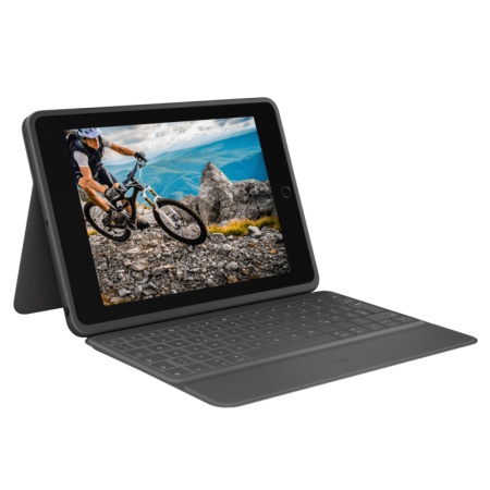 Чехол-клавиатура Logitech Rugged Folio для iPad 7/8