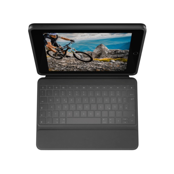 Чехол-клавиатура Logitech Rugged Folio для iPad 7/8