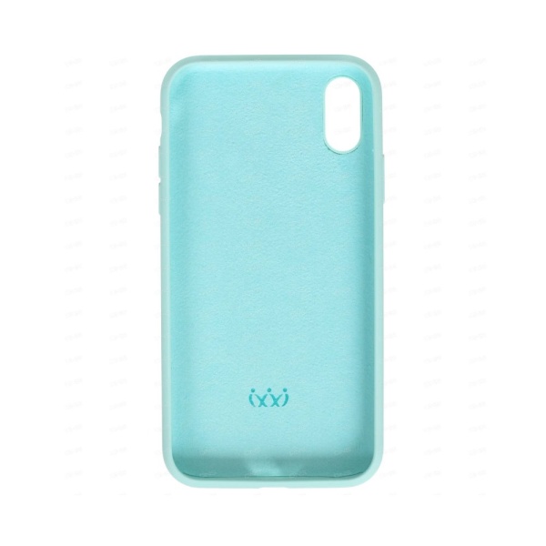 Чехол защитный vlp silicone case для iPhone XR. Цвет: бирюзовый