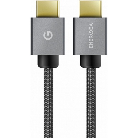 Кабель EnergEA FibraTough HDMI - HDMI 8K 48 Gbps 2,0 м. Цвет: чёрный