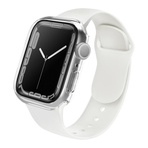 Чехол Uniq Legion +9H Curved glass для Apple Watch 7 41мм. Цвет: прозрачный