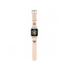 Ремешок силиконовый Lagerfeld для AW 38/40/41мм.Silicone Karl and Choupette head. Цвет:розовый