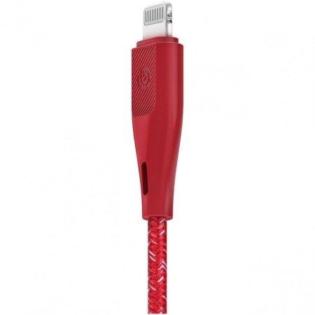Кабель EnergEA Bazic GoCharge USB-C - Lightning MFI 1.2м. Цвет: красный