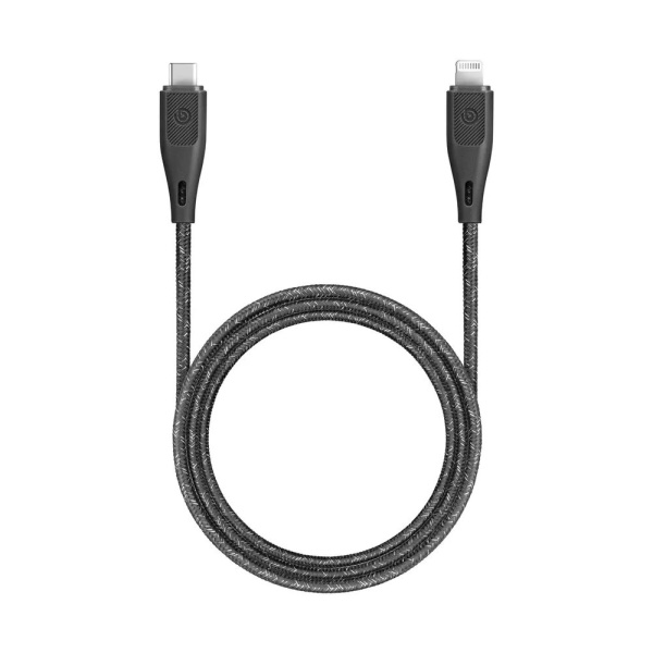 Кабель EnergEA Bazic GoCharge USB-C - Lightning MFI 1.2м. Цвет: черный