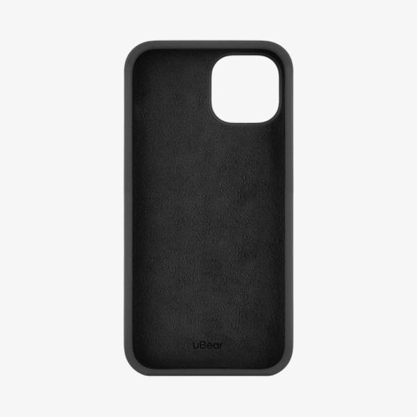 Чехол Ubear Touch Case для iPhone 14, софт-тач силикон. Цвет: чёрный