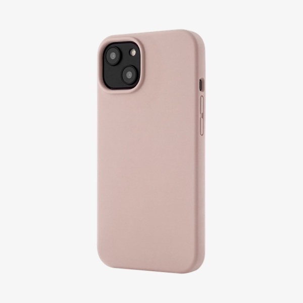 Чехол Ubear Touch Case для iPhone 14, софт-тач силикон. Цвет: розовый