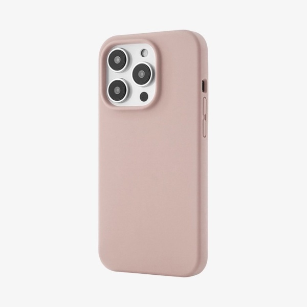 Чехол Ubear Touch Mag Case для iPhone 14 Pro, софт-тач силикон. Цвет: розовый