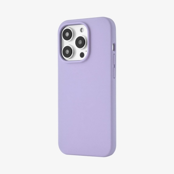 Чехол Ubear Touch Mag Case для iPhone 14 Pro, софт-тач силикон. Цвет: фиолетовый