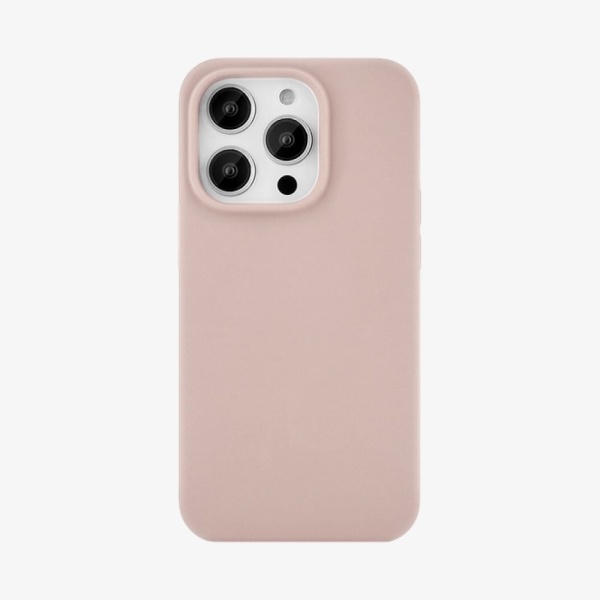 Чехол Ubear Touch Case для iPhone 14 Pro, софт-тач силикон. Цвет: розовый